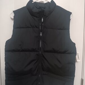 Black Puffer Vest
